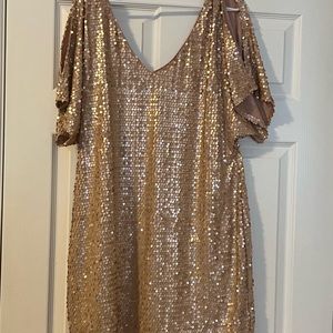 Pearl sequin dress